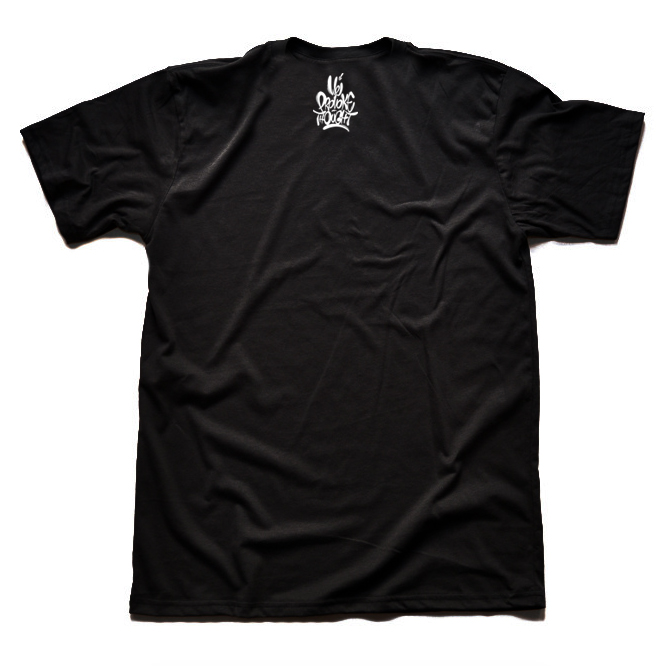 Live By the Slice Black Tee